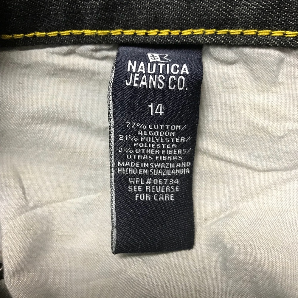 Nautica Black Jeans. Size 14 - Picture 6 of 6